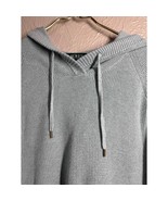LRL Lauren Ralph Lauren Waffle Knit Cotton Hooded Pullover Sweater Top S... - $29.95
