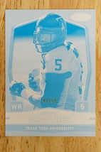 2009 SAGE HIT Make Ready Cyan Blue MR-5 Michael Crabtree 43/50 Texas Tech - $9.89