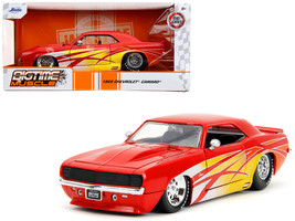 1969 Chevrolet Camaro Red with Graphics &quot;BigTime Muscle&quot; Series 1/24 Die... - $43.12