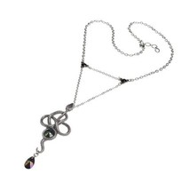 Alchemy Of England P874 - Tercia Serpent snake Necklace Gothic Pendant - £39.96 GBP