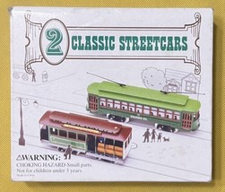 2 HO Scale Classic Streetcars Powell &amp; Mason Cable Car &amp; Desire St. Trol... - $14.90