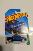 New 2024 Hot Wheels Blue Silverado EV RST #110/250,HW  Green Speed #8/10! - £2.68 GBP