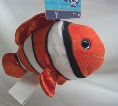 RUSS Petooties Pets SOFT CUTE ORANGE CLOWN FISH 5&quot; Plush STUFFED ANIMAL ... - £11.67 GBP