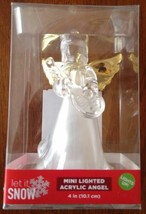 Acrylic Angel Mini Lighted Ornament - New - £12.78 GBP