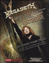 Megadeth 2009 Endgame 8 x 11 ad Dave Mustaine Angel of Deth Dean Guitar - £3.32 GBP