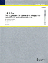 15 Solos by Eighteenth-Century Composers - Recorder (HL49003037) - $14.99