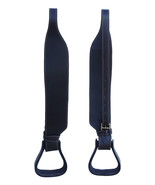 4&quot; Premium Quick-Change Australian Saddle Fenders Stirrup Black Leather - $69.29