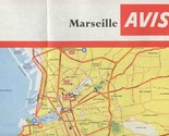 Avis Rent a Car Marseille France Map - £9.34 GBP