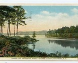 Mirror Lake &amp; Ossipee Range from the Narrows Postcard Wolfeboro New Hamp... - $13.86