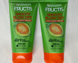 2x Garnier Fructis Smooth Blow Dry Anti-Frizz Cream Flexible Hold, 5.1 f... - £29.81 GBP
