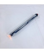 Vintage Eveready Flashlight Pocket Pen light silver Chrome w/ clip Works - $475.17 MXN