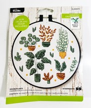 Bucilla House Plants Counted Cross Stitch Kit #HL49467E Snakeplant Greenery - $12.37