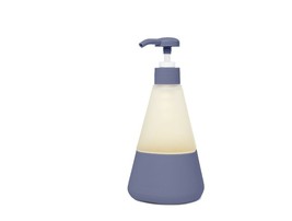 NEW Cleancult Liquid Hand Soap 12 oz Lavender Filled Midnight Blue Glass Bottle - £14.78 GBP