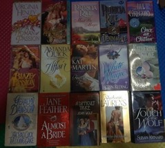 15 Historical Romance Paperback Lot - Various Authors Rice Henley Quick ... - £22.15 GBP