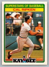 1988 Topps Kay-Bee Superstars of Baseball #25 Cal Ripken Jr Card - £0.87 GBP