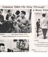 1963 Cassius Clay Muhammad Ali Article Page Boxing Collage Busy Day DWII13 - $550.78 MXN