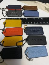 2.5 &quot;  COACH Bag Hang Tag / Key Chain / authentic  pick one - $16.70+