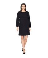 New Chaps Women&#39;s Ruffle Shift Dress Black Variety Sizes - £52.43 GBP
