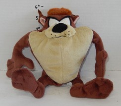 Warner Brothers WB Looney Tunes TAZ 10&quot; Plush Stuffed Toy Tan Brown - $14.80