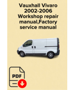 Vauxhall Vivaro 2002,2003,2004,2005,2006 Workshop repair manual,Factory ... - €15,55 EUR