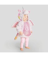 NEW Plush Fairytale Hooded Unicorn Halloween Costume sz 6-12 months whit... - $9.95