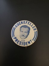 Rockefeller for President Political Vintage Pinback  1.5&quot; May Be Repro N... - $7.49