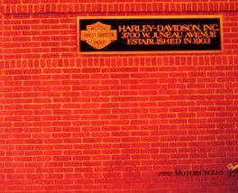 1992 Harley Davidson Brochure Super Electra Glide Low Rider Sportster Fa... - $12.26