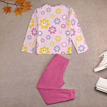 Floral Smiley Girl&#39;s Pajama Set - $19.00