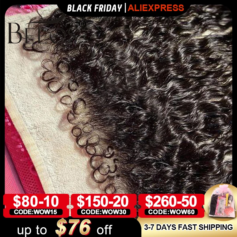 Curly Baby Hair 13x6 HD Lace Frontal Only Pre plucked Kinky Edge Hairline HD - £120.86 GBP+