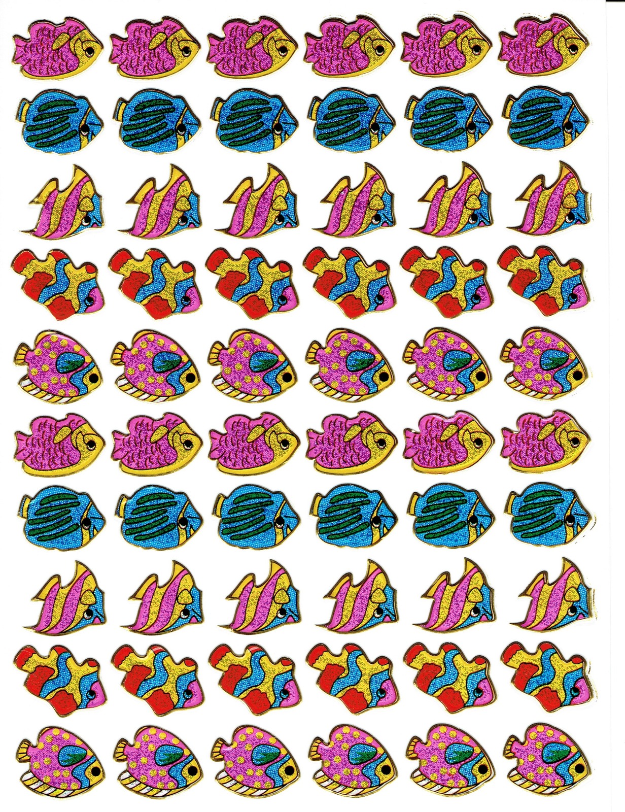 A151 Fish Whale Kids Kindergarten Sticker Decal Size 13x10 cm / 5x4 inch... - $2.49