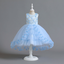girl&#39;s dress kids Fashion  Party Princess Dresses For Little Girls - £23.82 GBP+