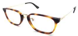 Gucci Eyeglasses Frames GG0324OJ 003 53-21-145 Havana / Gold Made in Japan - £182.13 GBP