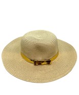 Janie and Jack Savanna Soiree Summer Hat W/ Gold Bow Accent 4-5T NWT - $399.77 MXN