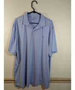 Polo Ralph Lauren Shirt Mens 2XL Light Blue Small Pony Golf Performance ... - $16.83