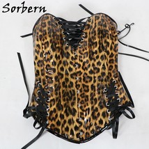 Custom Color Corset Women Fetish U-Shaped Cup Support Breast Steel Corset With C - £265.47 GBP