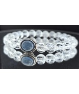 Tibetan Himalayan Crackled Quartz Bracelet Devil Aquamarine Charm Calmin... - $4,961.88 MXN+