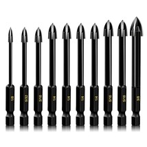 Hex Shank Tungsten Carbide Tip Drilling Tools For Mirror And Ceramic, An... - $35.97