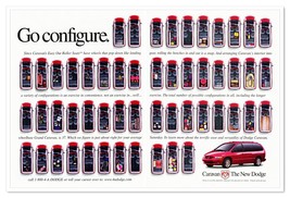 Dodge Caravan Minivan Go Configure Vintage 1997 2-Page Print Magazine Ad - $12.30