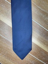 Puritan Navy Blue Solid Handmade Tie - £7.76 GBP
