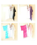 KG110 Tie Dye Batik Tunic Plus Kimono Poncho Hippy Rayon Women Blouse Top - $24.90