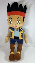 Jake &amp; Neverland Pirates Jumbo 24” Plush Pillow Buddy Toy Doll Disney - $14.03