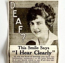 1920 Dictograph Acoustic Hearing Aid Advertisement Medical Ephemera - £20.99 GBP