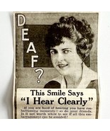 1920 Dictograph Acoustic Hearing Aid Advertisement Medical Ephemera - £20.78 GBP