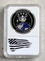 Air Force Space Command Challenge Coin With Case - £11.55 GBP
