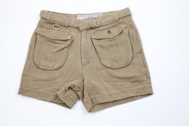 Vintage 90s Streetwear Mens 36 Faded Heavyweight Above Knee Canvas Sailing Short - £47.44 GBP