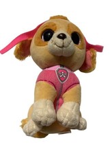 Paw Patrol Skye Rescue Pup Puppy Dog Pink Plush Goggle Hat Sparkly Eyes Ty - £9.45 GBP