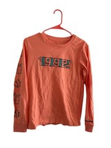 Dutch Bros Coffee Women&#39;s Long Sleeve Shirt Size M Medium 1992 Coral Emp... - $16.15