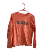 Dutch Bros Coffee Women&#39;s Long Sleeve Shirt Size M Medium 1992 Coral Emp... - $22.08 CAD
