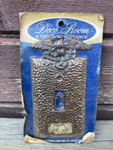 VTG RETRO GOLD AMERICAN EAGLE SINGLE LIGHT SWITCH COVER  MCM SEALED - £12.41 GBP