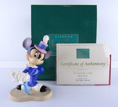 Disney WDCC, A Lovely Lady, The Nifty Nineties Minnie Mouse Figurine, w Box COA - £41.34 GBP
